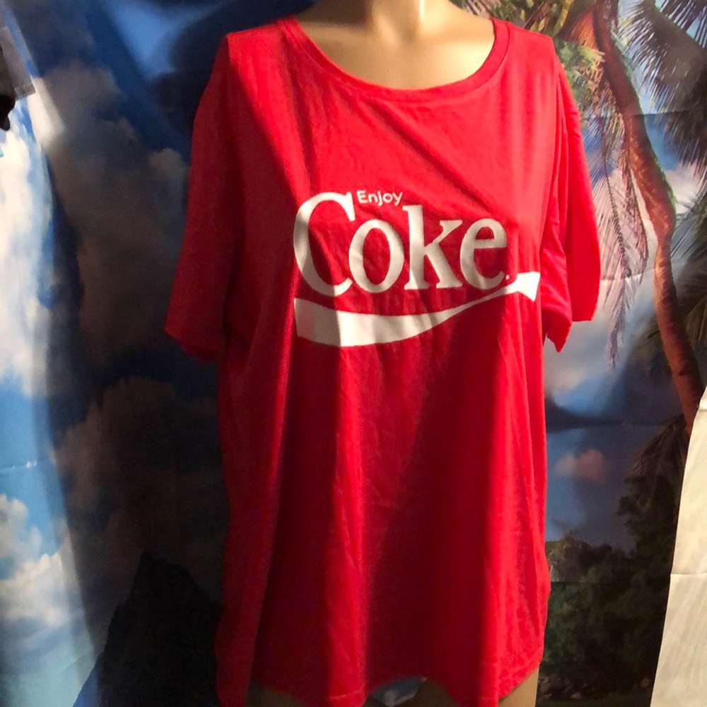 New COKE T-shirt’s XL and XXL. Red